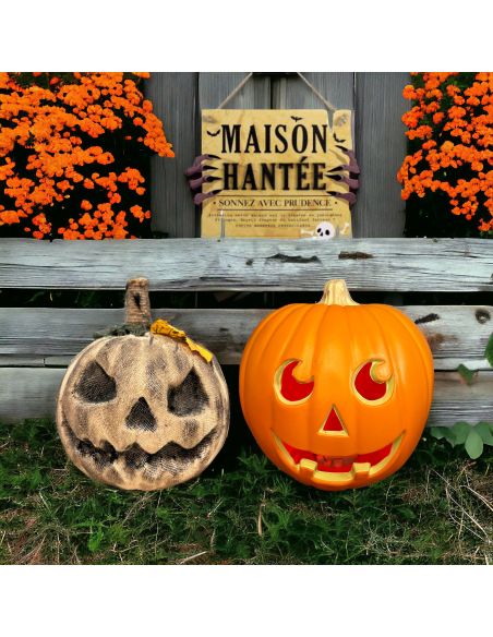 Citrouille Halloween - Dimensions : 24 x 19 cm