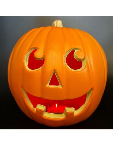 Décoration Halloween Citrouille Lumineuse - Dimensions : 23 x 22 cm