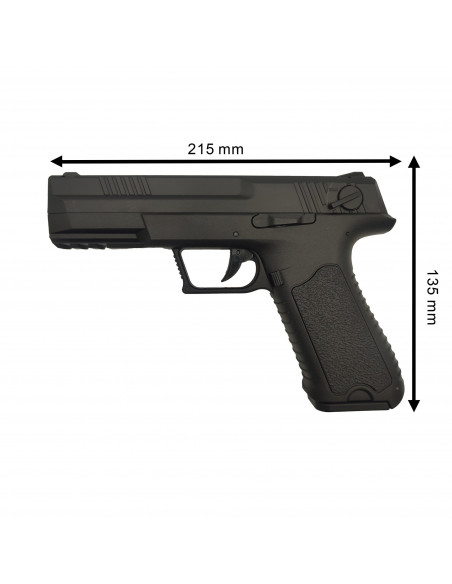 Réplique airsoft G18C Custom AEP Noir Électrique (Cyma)