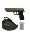 Pack Réplique airsoft PT92 Replicas 210117 Métal TAN (Cybergun)