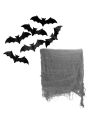 Décoration Halloween - Filet avec Chauve-souris - Dimension : 300 x 75 cm