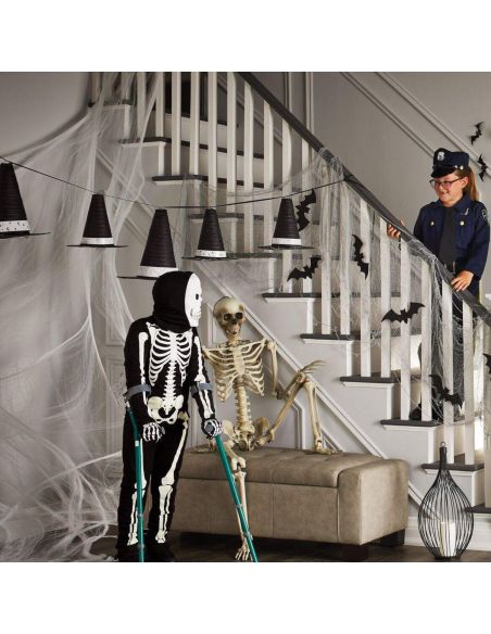 Décoration Halloween - Filet avec Chauve-souris - Dimension : 300 x 75 cm