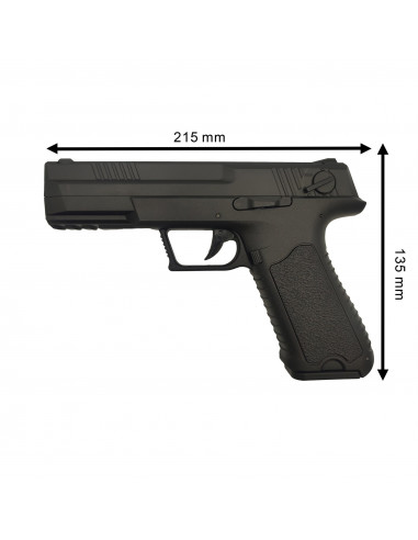 Réplique airsoft G18C Custom AEP Noir Électrique (Cyma)