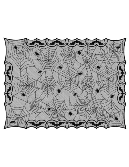 Décoration Halloween - Nappe Toile D'Araignée - Dimensions : 160 x 120 cm