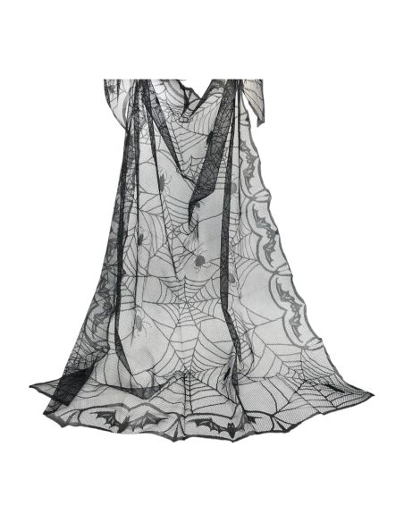 Décoration Halloween - Nappe Toile D'Araignée - Dimensions : 160 x 120 cm
