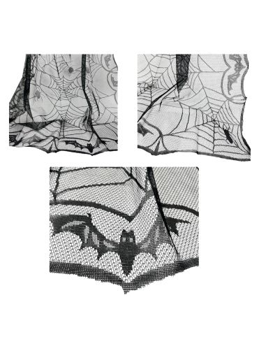 Décoration Halloween - Nappe Toile D'Araignée - Dimensions : 160 x 120 cm