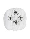 Toile d'Araignée avec 4 Araignées en Plastique