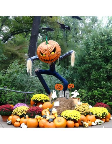 Lot de 6 Décorations de Jardin à Planter Halloween - Dimensions : 44 x 15 x 1 cm