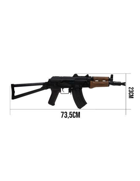Réplique airsoft Fusil à Billes Kalashnikov AKS-74U Spring (Cybergun)