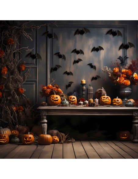 Décorations Murale en Relief Chauve-souris - Coffret de 30 Pièces - Pastilles Adhésives Incluses
