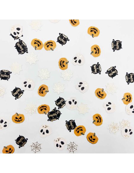 Quatuor Décorations de Table Halloween Réutilisables - 60 Pièces