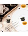Quatuor Décorations de Table Halloween Réutilisables - 60 Pièces