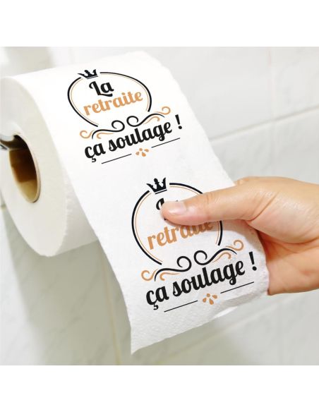Rouleau de Papier WC - La Retraite ça Soulage