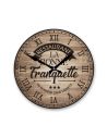 Horloge Murale Ronde "Restaurant la Bonne Franquette" - Diamètre : 28 cm