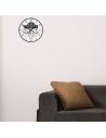 Horloge Murale Ronde "Brasserie Familiale" - Diamètre : 28 cm