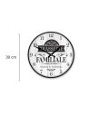 Horloge Murale Ronde "Brasserie Familiale" - Diamètre : 28 cm