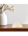 Lampe LED d'Ambiance Design Livre avec Reliure en Similicuir - Dimension : 17 x 13 cm