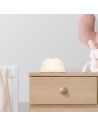 Lampe LED d'Ambiance Design Livre avec Reliure en Similicuir - Dimension : 17 x 13 cm