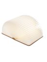 Lampe LED d'Ambiance Design Livre avec Reliure en Similicuir - Dimension : 17 x 13 cm