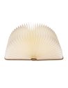 Lampe LED d'Ambiance Design Livre avec Reliure en Similicuir - Dimension : 17 x 13 cm