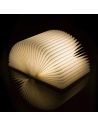 Lampe LED d'Ambiance Design Livre avec Reliure en Similicuir - Dimension : 17 x 13 cm