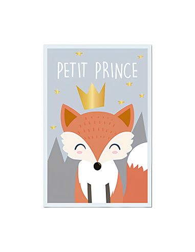 Toile Décorative Murale Petit Prince / Dimensions : 30 x 20 x 2 cm