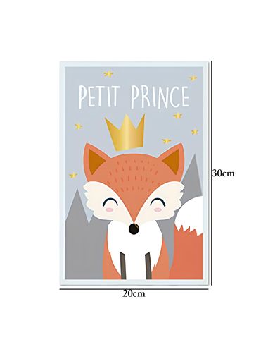 Toile Décorative Murale Petit Prince / Dimensions : 30 x 20 x 2 cm