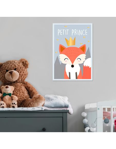 Toile Décorative Murale Petit Prince / Dimensions : 30 x 20 x 2 cm
