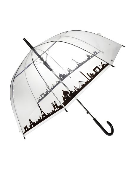 Parapluie coupole Motif Horizon de Paris - Ouverture Automatique