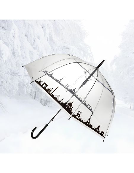 Parapluie coupole Motif Horizon de Paris - Ouverture Automatique