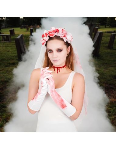 Set mariée sanglante Halloween - Taille Unique Adulte