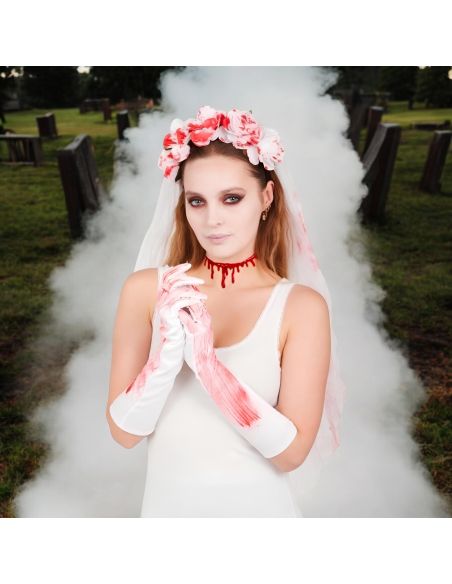 Set mariée sanglante Halloween - Taille Unique Adulte
