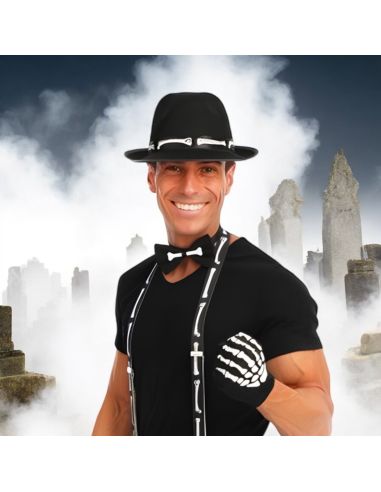 Déguisement Halloween - Set accessoires squelette - adulte - taille unique