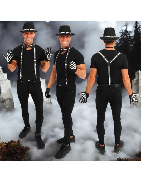 Déguisement Halloween - Set accessoires squelette - adulte - taille unique