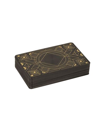 Jeux de 54 Cartes Deluxe à Jouets - Existe en 2 Couleurs : Argentées ou Dorées