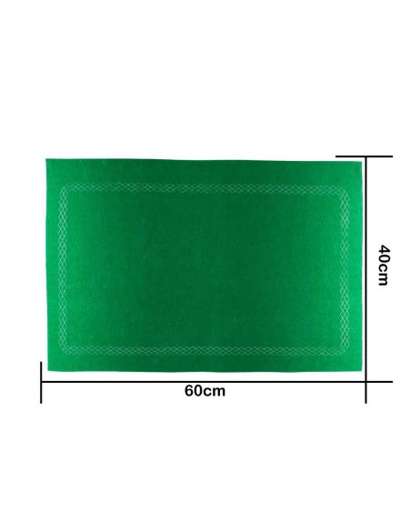 Pack de 2 Jeux de 54 Cartes Deluxe Argentées et Dorées Imperméables + Tapis pour Jeux de Cartes