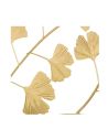 Décoration Murale Feuilles en Métal Doré - 53x56x1cm