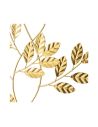 Décoration Murale Branches d'Arbre en Métal Doré - 60x30x1cm