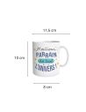 Mug "Meilleur Parrain de tout L'univers" - Dimensions : 11,5 x 8 x 9,7 cm