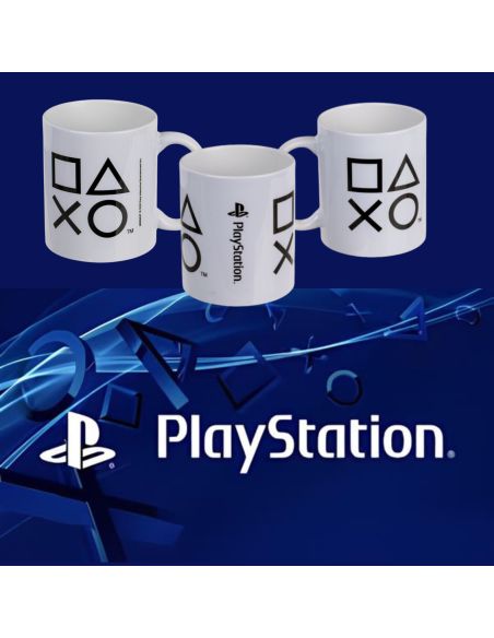Mug "Logo Playstation" / Dimensions : 11,5 x 8 x 10 cm