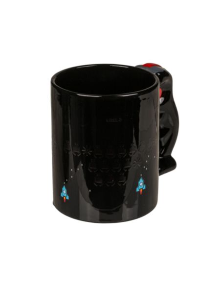 Mug "Power Up" avec Anse en Forme de Joystick - Dimensions : 14 x 9 x 11 cm