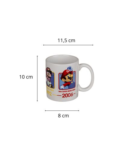Mug "Super Mario" - Dimensions : 11,5 x 8 x 10 cm