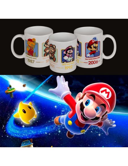 Mug "Super Mario" - Dimensions : 11,5 x 8 x 10 cm