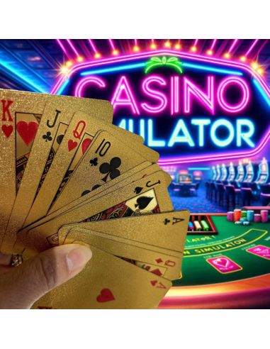 Jeux de 54 Cartes Deluxe à Jouets Etanches - Existe en 2 Couleurs : Argentées ou Dorées