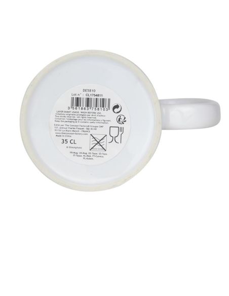 Mug Motif Licorne en céramique - 2 Modèles Disponibles - Dimensions : 11,5 x 8 x 10 cm