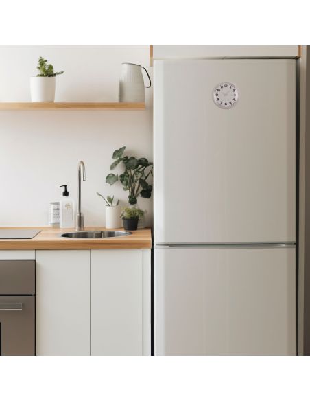 Horloge Ronde Magnétique - Diamètre : 8 cm - Disponible en 3 Couleurs