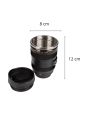 Mug Objectif d'Appareil Photo Thermos - Dimensions :  8 x 14 cm