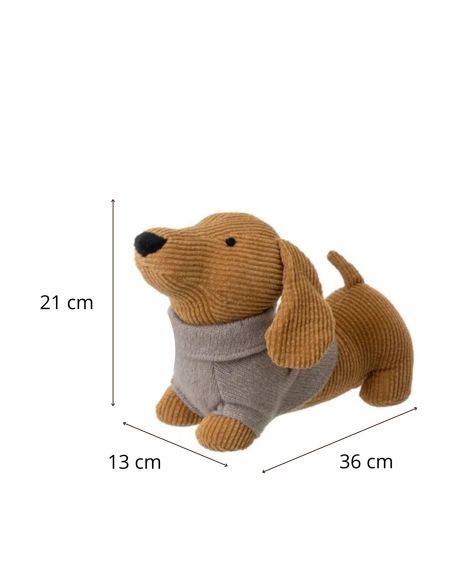 Cale Porte Chien avec Pull en Velours - 2 modèles Disponibles - Dimensions : 36 x 13 x 21 cm