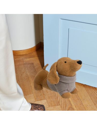 Cale Porte Chien avec Pull en Velours - 2 modèles Disponibles - Dimensions : 36 x 13 x 21 cm