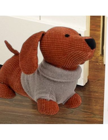 Cale Porte Chien avec Pull en Velours - 2 modèles Disponibles - Dimensions : 36 x 13 x 21 cm